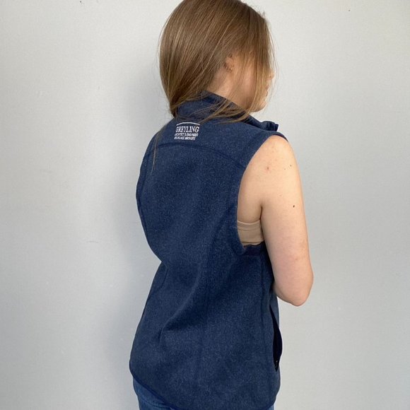 Patagonia Vest Navy Medium. - Picture 3 of 4